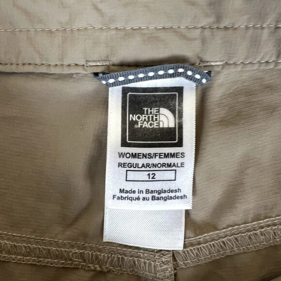 The North Face Woman 12 Nylon Zipper Convertible Pants/Shorts Hiking Fishing - Picture 7 of 10